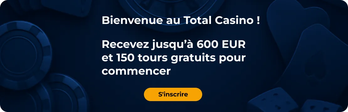 Total Casino 🎖️ Casino Total Connexion en France, Offres et Bonus Spéciaux